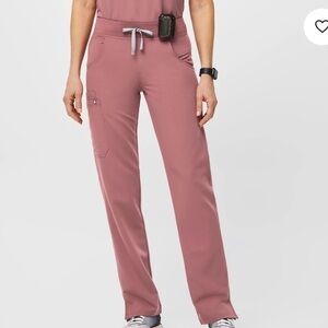 Figs Mauve Kade Cargo Scrub Pants Small Tall